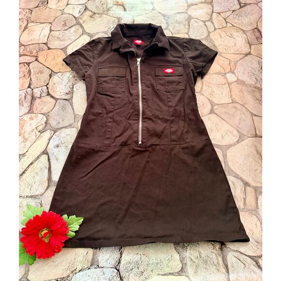 DICKIES ZIP UP DRESS - Picture 1 of 8